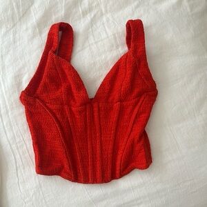 Zara corset top